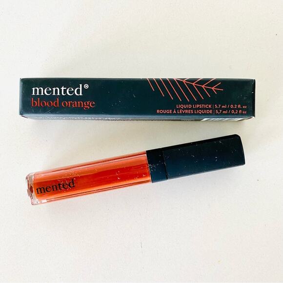 3/$20 NEW MENTED SEPHORA Blood Orange Fiery Red Matte Finish Liquid Lipstick - Picture 7 of 11
